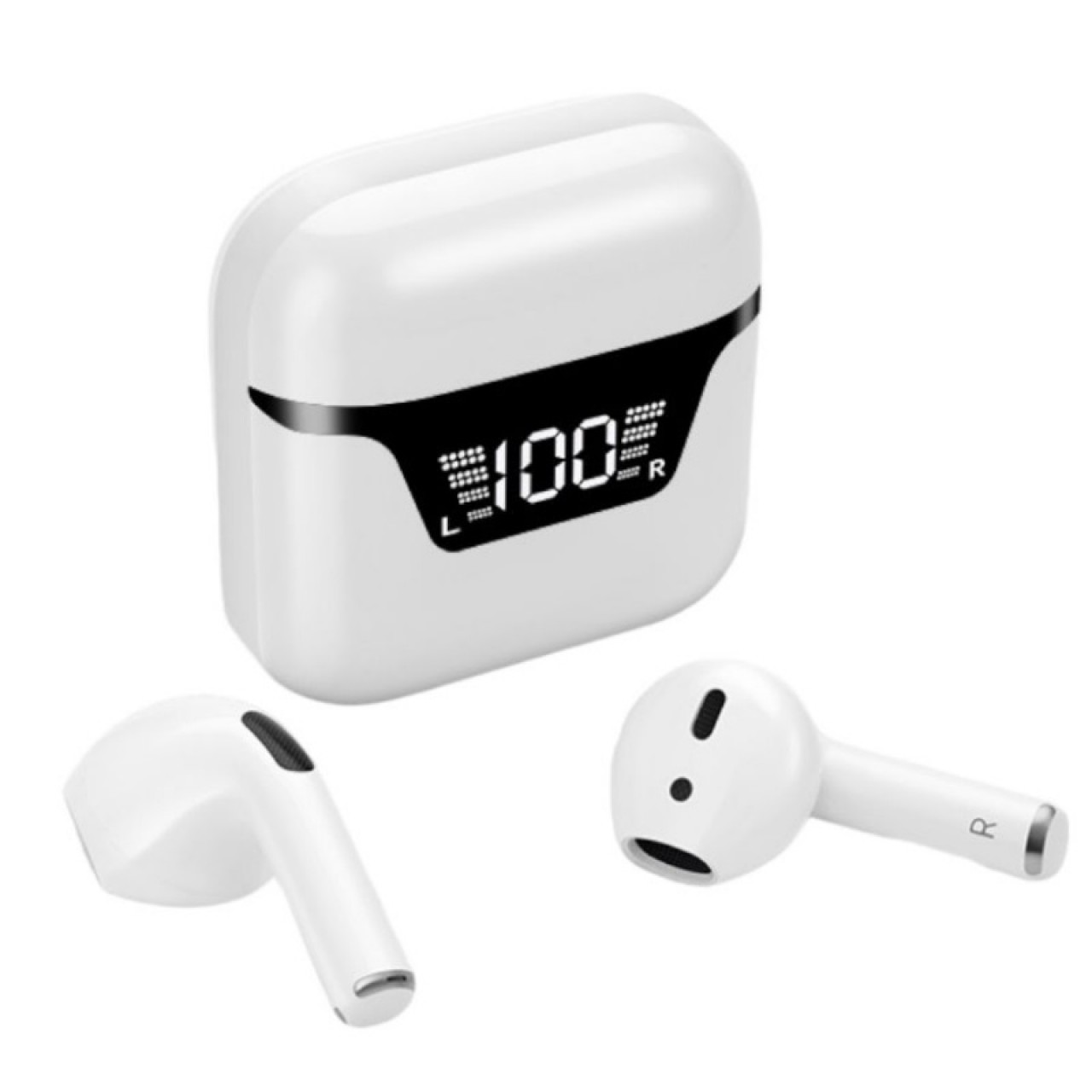 Ασύρματα Ακουστικά In-Ear Bluetooth X60 - Ασύρματη Φόρτιση Λευκά