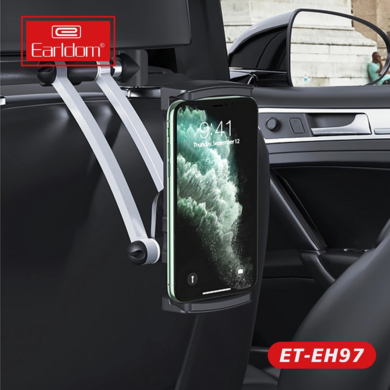 Βάση Αυτοκινήτου για Στήριξη Κινητού ή Τάμπλετ - Car Back Seat Tablet Stand Headrest Mount Holder for 4-14.5 inch