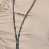 Λουράκι Λαιμού Κινητού Στρας με Μεταλλικό Δαχτυλίδι Ασημί - Silver Mobile Strass Necklace