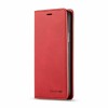 Δερματίνη Θήκη Προστασίας  Τύπου Πορτοφόλι για  Redmi Note 9 κόκκινη -Forwenw
