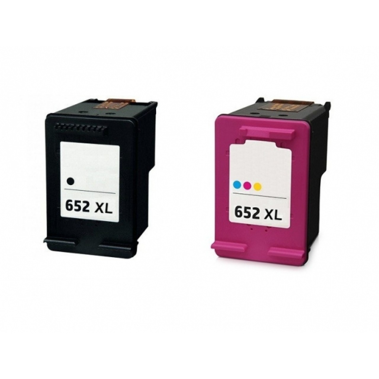 HP 652XL Pack - Πακέτο Συμβατών Μελανιών HP 652XL Black και HP 652XL Color 