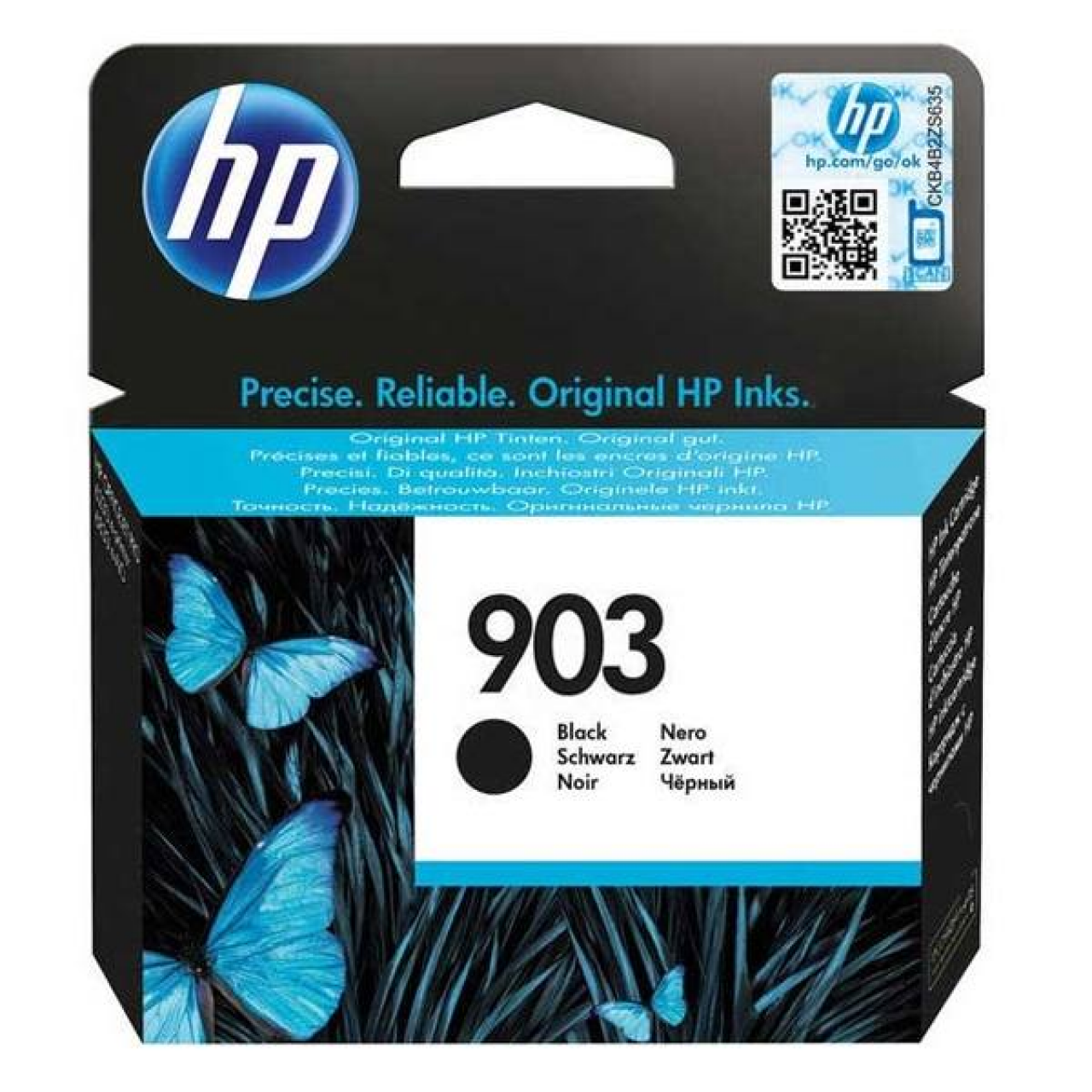 HP 903 Black Original - Γνήσιο Μελάνι Εκτυπωτή Μαύρο Hewlett-Packard
