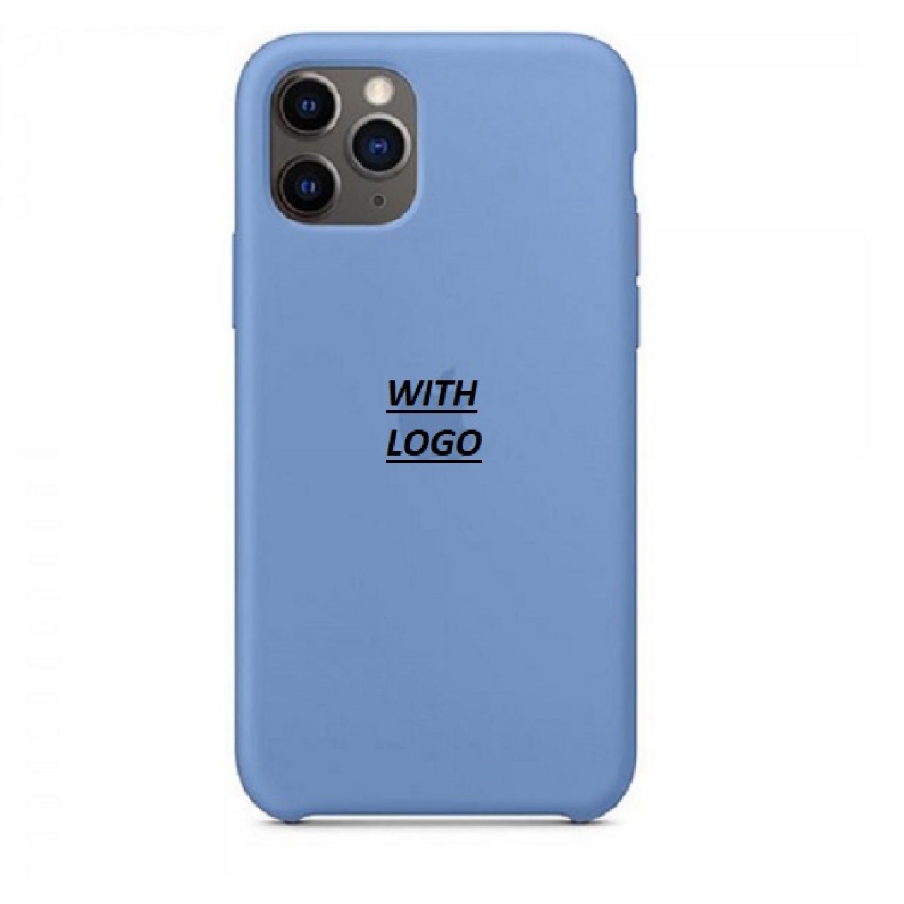 iPhone 11 Pro Max Θήκη Σιλικόνης - Back Case Silicone Denim Blue