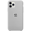 iPhone 11 Pro Θήκη Σιλικόνης - Back Silicone Case Grey Stone