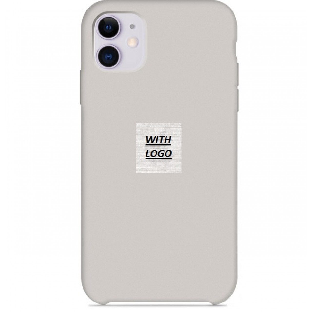 iPhone 11 Θήκη Προστασίας Σιλικόνης - Back Silicone Case Grey