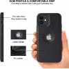 iPhone 13 Mini Θήκη Κινητού από Οικολογικό Δέρμα - Back Leather Case Black