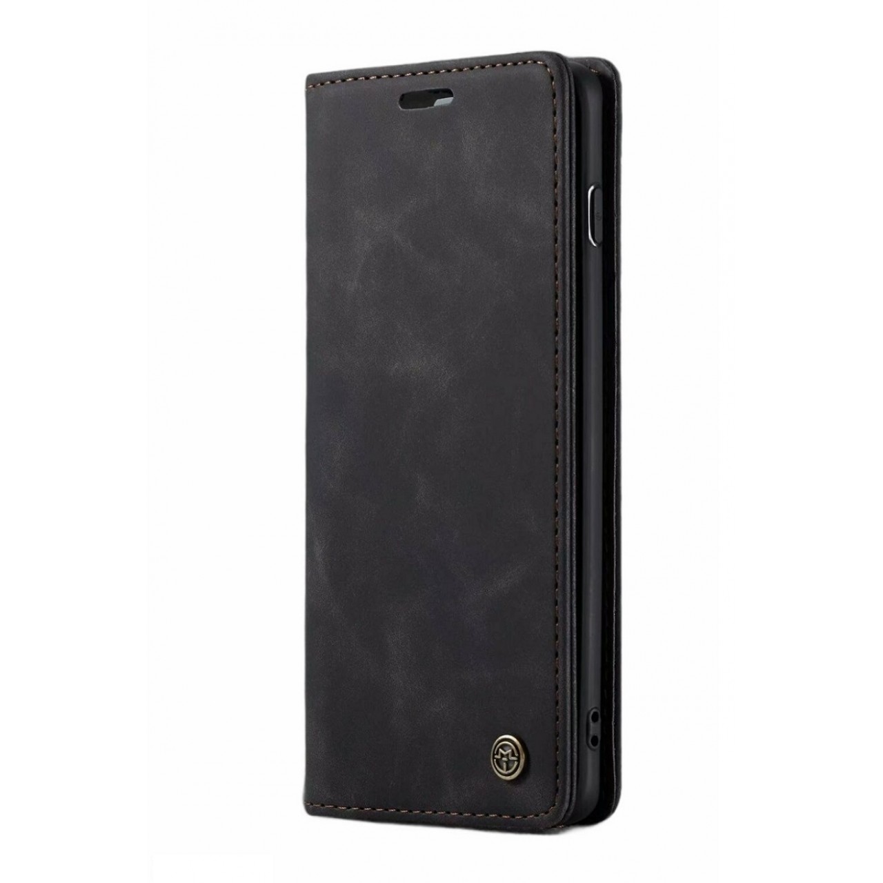 iPhone 13 Pro Θήκη Κινητού Δερμάτινη Μαγνητική - Mobile Case Leather Book CaseMe Black