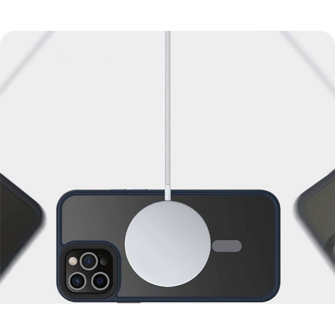 iPhone 15 Pro Θήκη Σιλικόνης - Mobile Silicone Back Case Magsafe Black