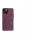 iPhone 14 Pro Θήκη Προστασίας Κινητού - Mobile Back Case Leather Lampskin Shockproof Plum