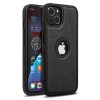 iPhone 14 Θήκη Κινητού από Οικολογικό Δέρμα - Back Leather Case Black