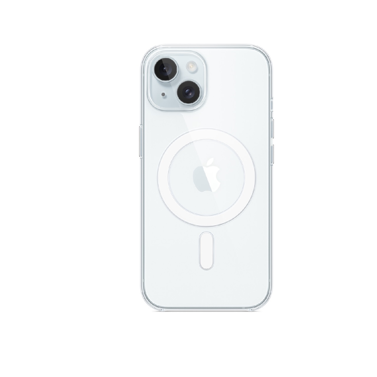 iPhone 15 Θήκη Σιλικόνης MagSafe Διάφανη - Silicone Back Case