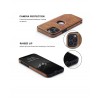 iPhone 15 Θήκη Κινητού από Οικολογικό Δέρμα - Back Leather Case Black