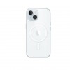 iPhone 15 Plus Θήκη Σιλικόνης MagSafe Διάφανη - Silicone Back Case