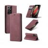 iPhone 15 Plus Θήκη Κινητού Μαγνητική - Phone Case Leather Book CaseMe Plum