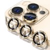 iPhone 15 Pro Max Προστασία Κάμερας Χρυσαφί Στρας - Camera Protector Ring Strass Gold