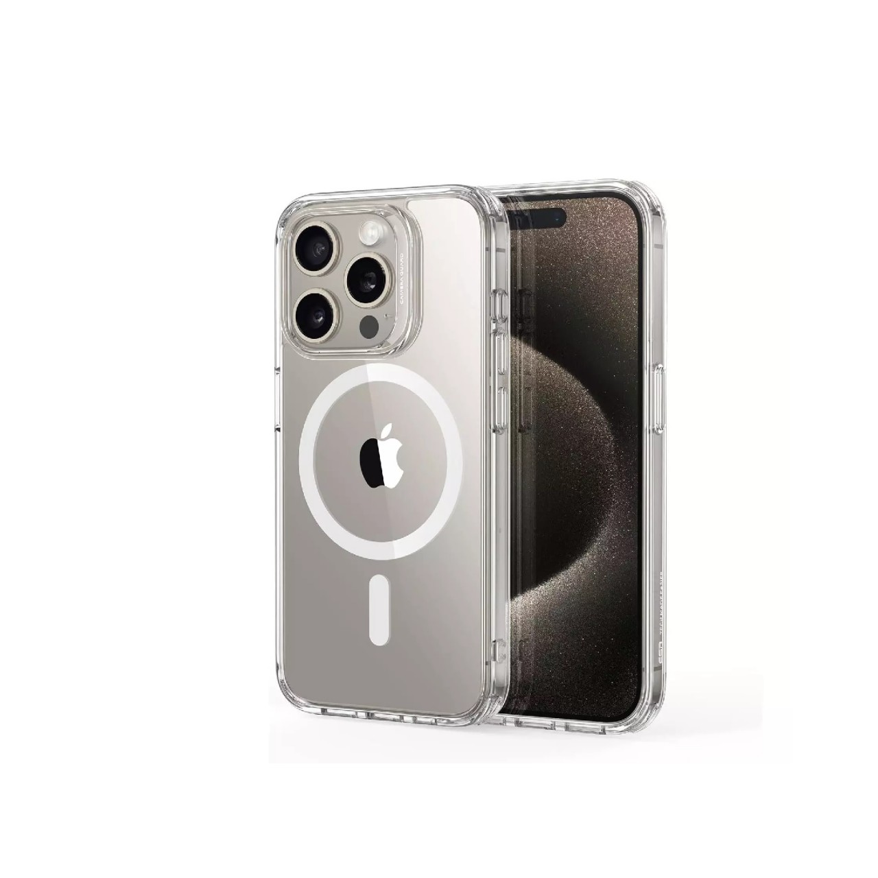 iPhone 15 Pro Max Θήκη Σιλικόνης MagSafe Διάφανη - Silicone Back Case