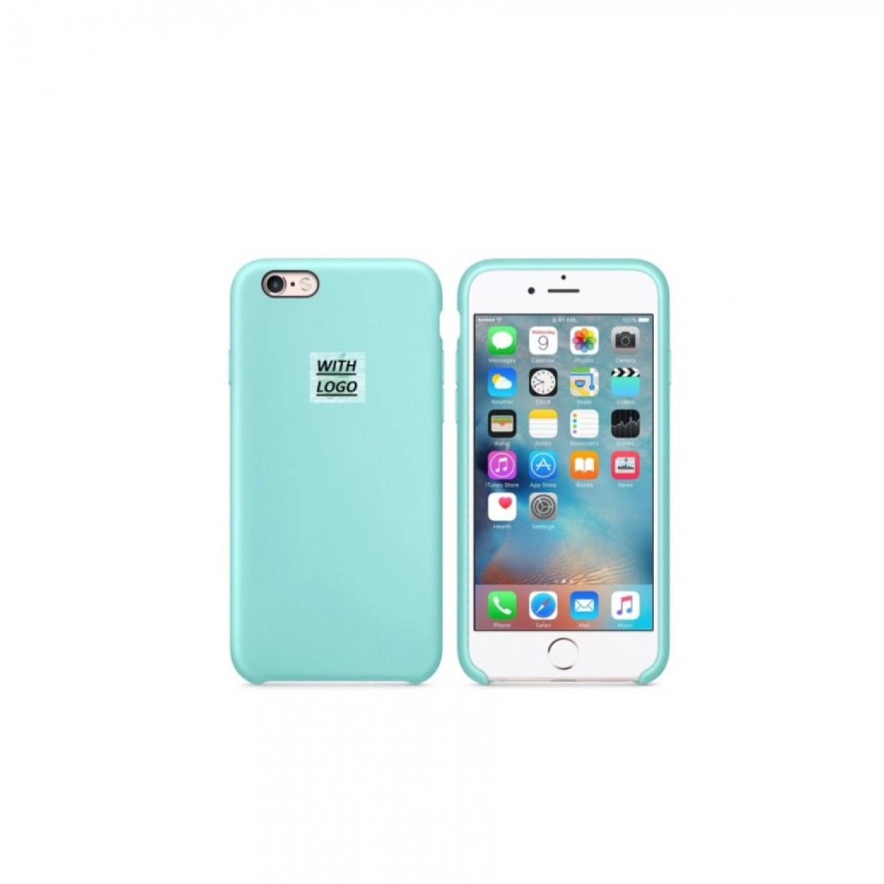 iPhone 6 Plus Θήκη Σιλικόνης - Back Case Silicone Green Marine