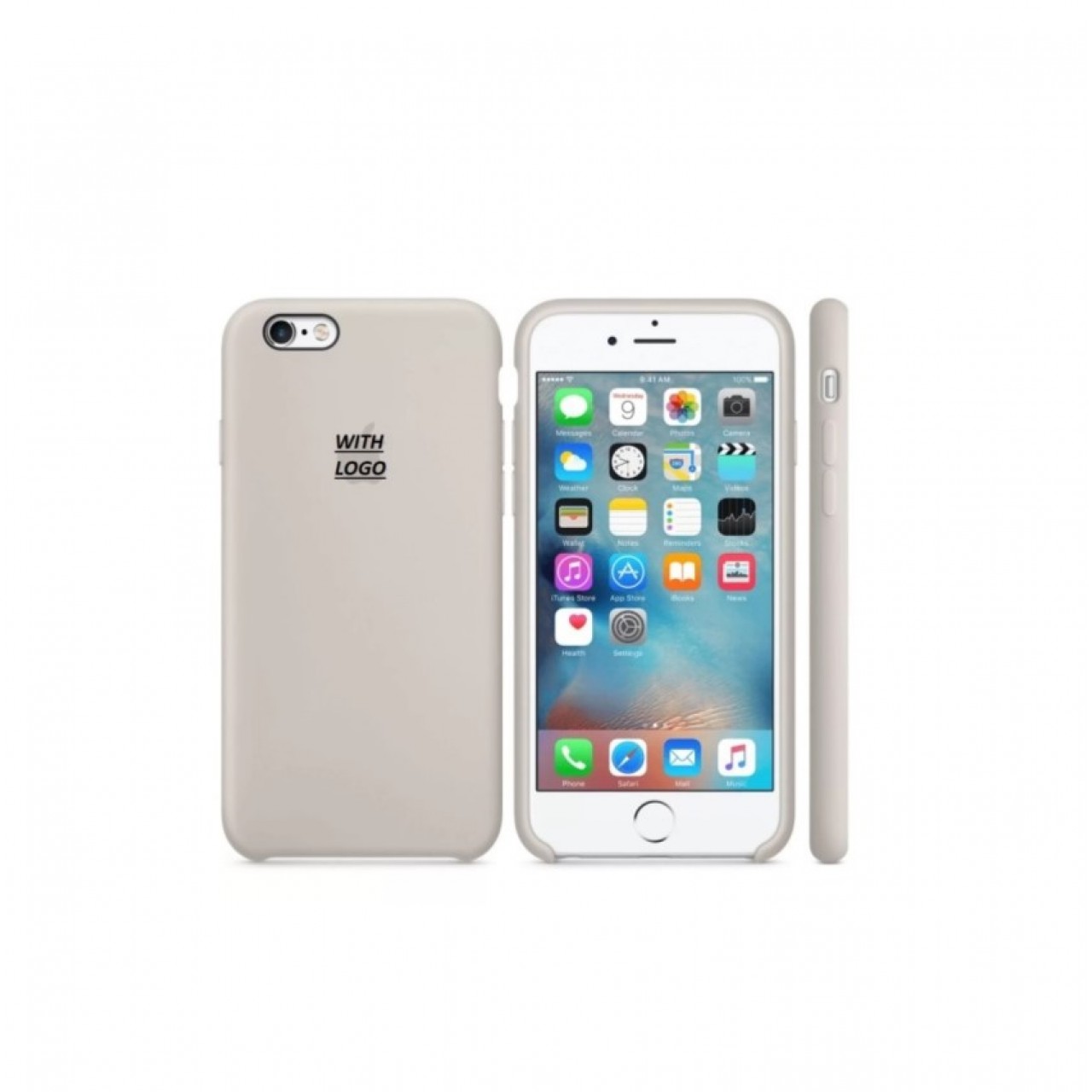 iPhone 6 Plus Θήκη Σιλικόνης - Back Case Silicone Grey