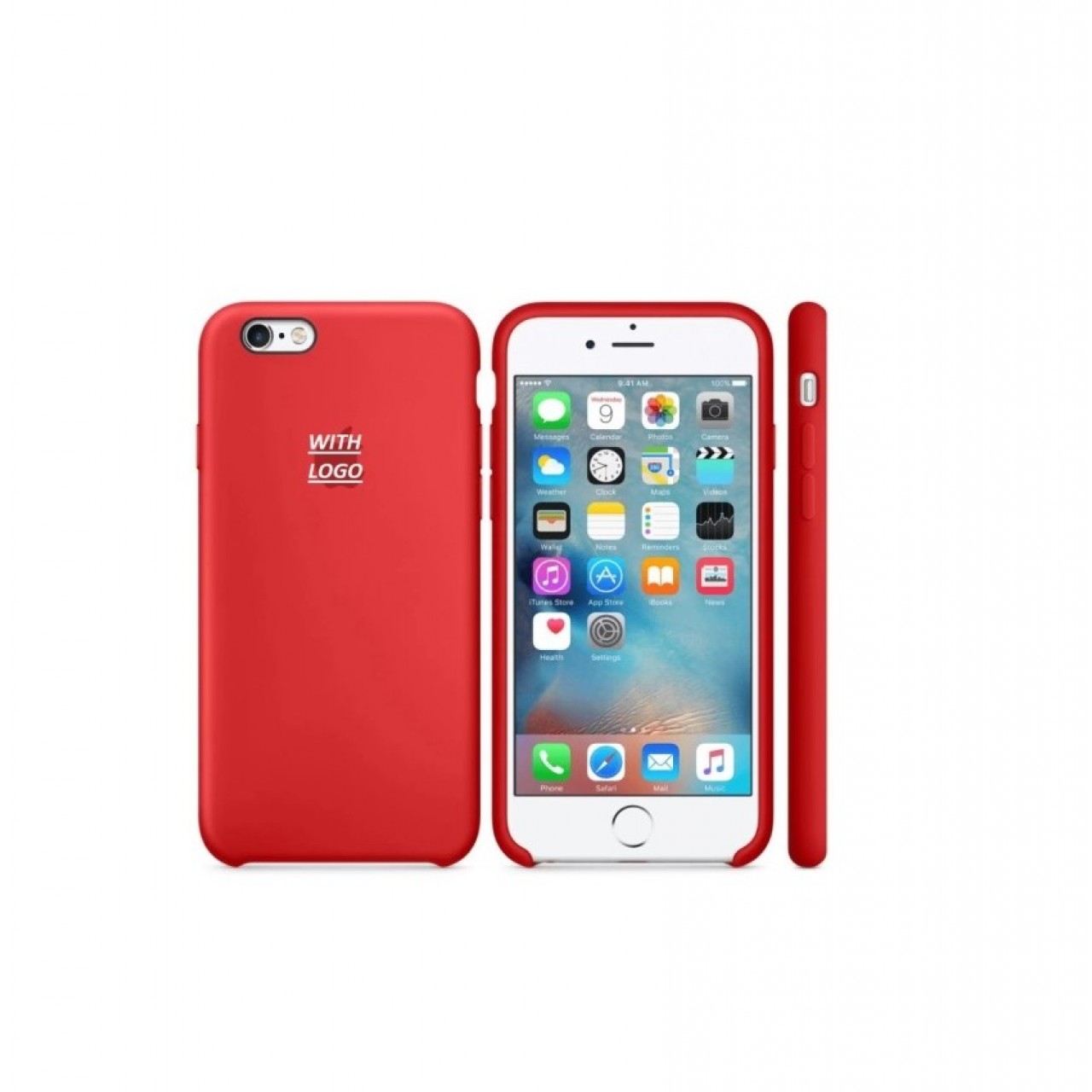 iPhone 6 Plus Θήκη Σιλικόνης - Back Case Silicone Red