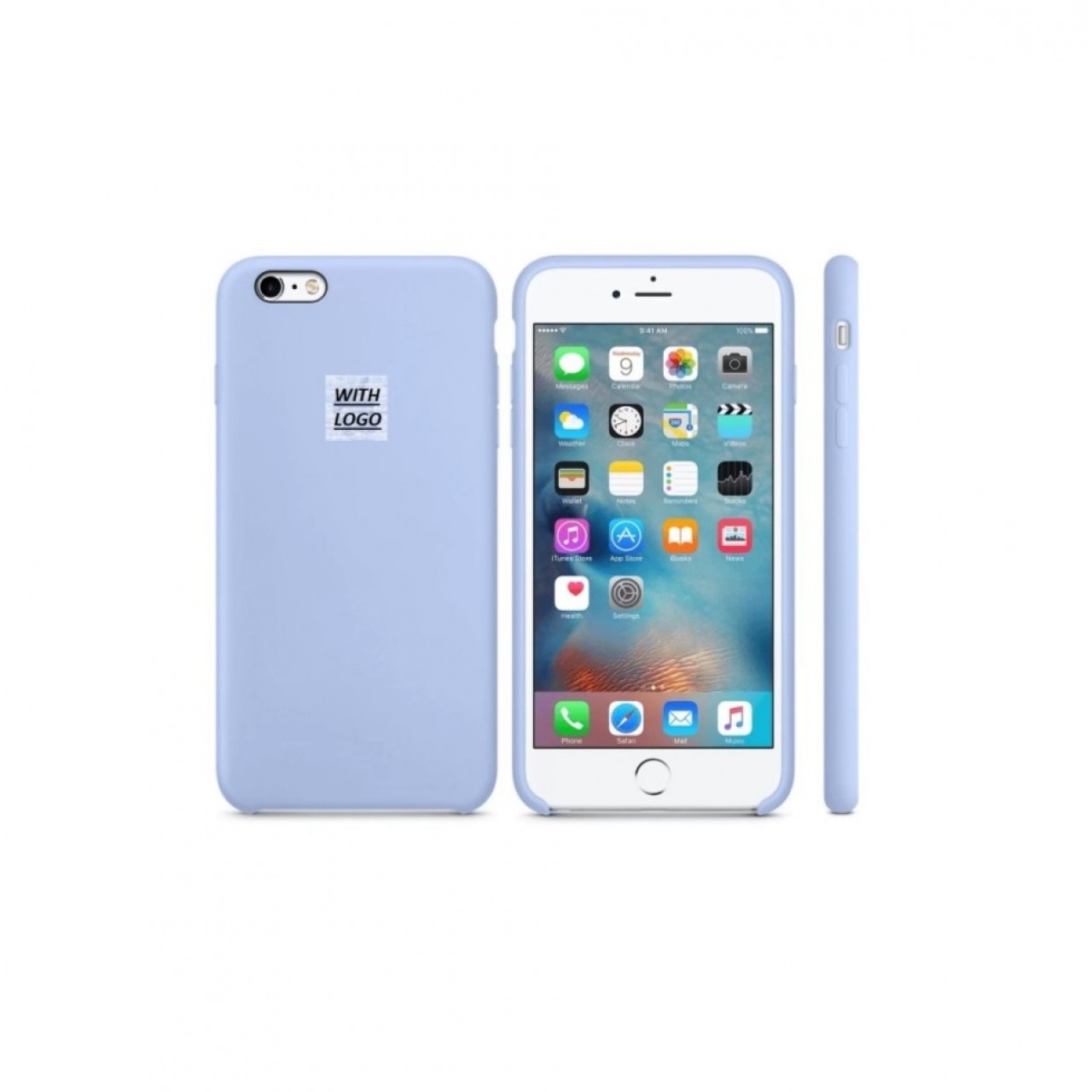 iPhone 6 Plus Θήκη Σιλικόνης - Back Case Silicone Sky Blue