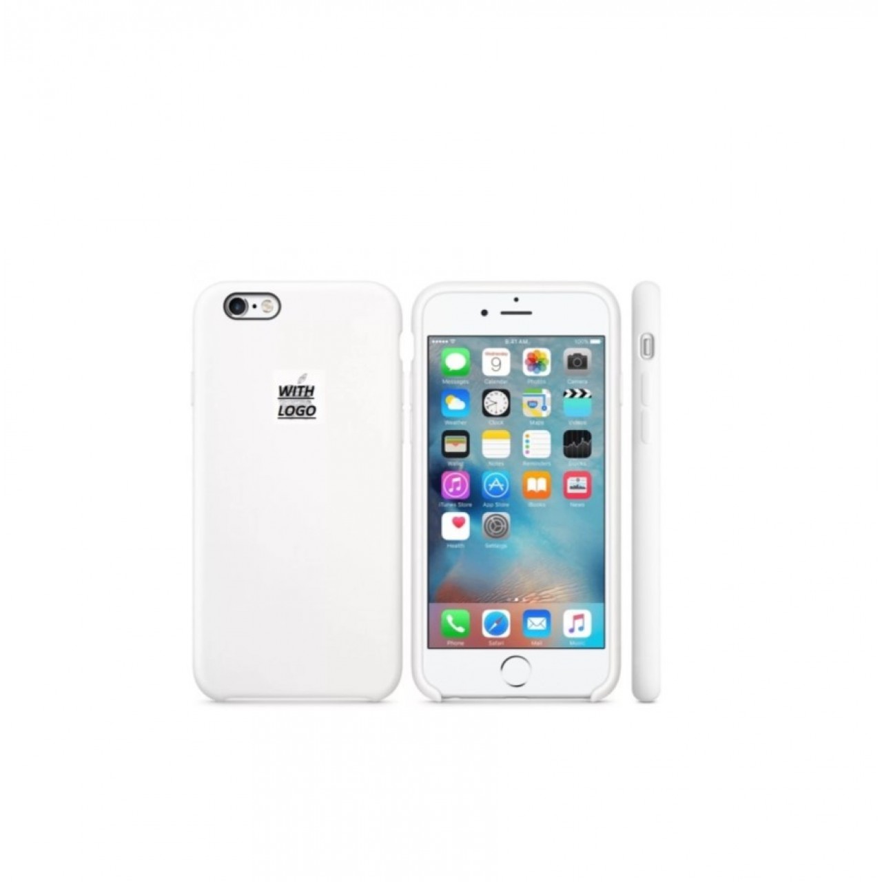 iPhone 6 Plus Θήκη Σιλικόνης - Back Case Silicone White