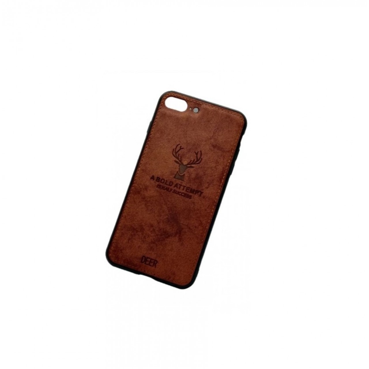 iPhone 7 Plus - 8 Plus Fabric Case - Θήκη Προστασίας Κινητού Brown