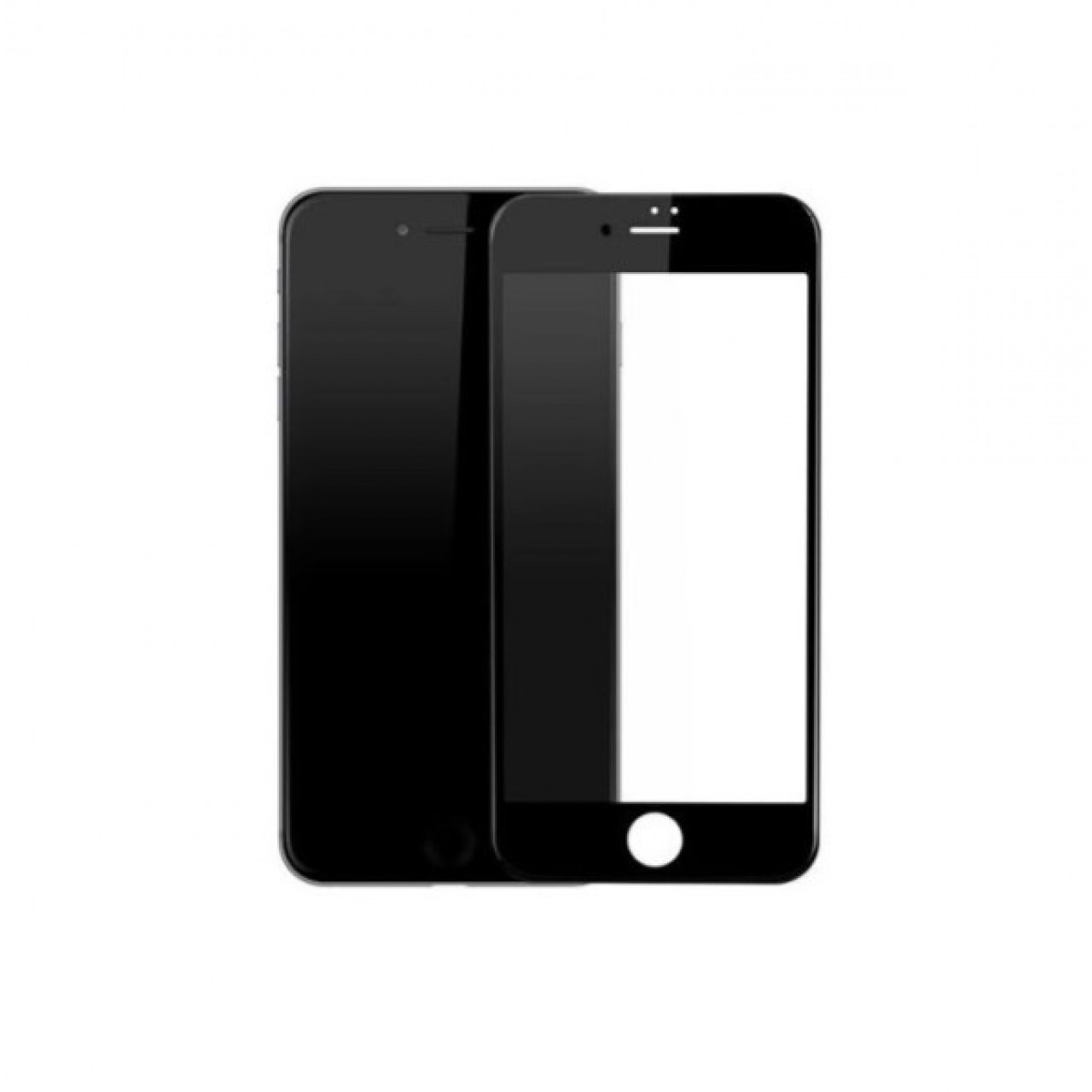 iPhone 7 Plus - 8 PLus Tempered Glass Full Protection - Πλήρη Προστασία Οθόνης Black Frame