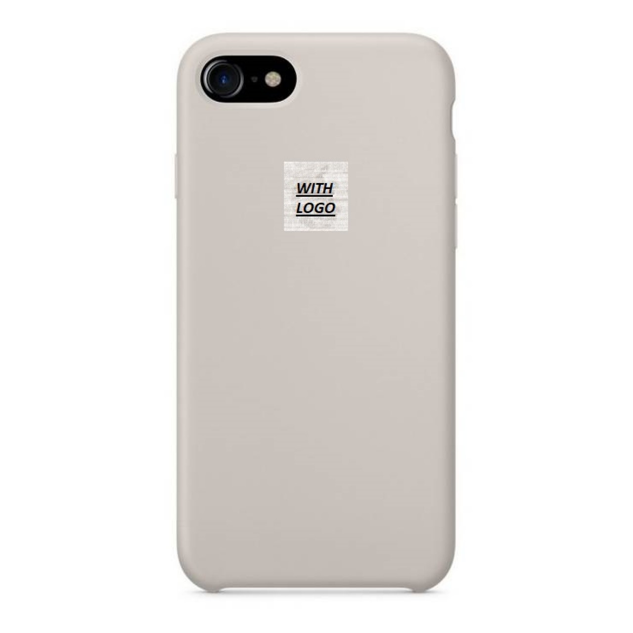 iPhone 7 Plus - 8 Plus Θήκη Σιλικόνης - Back Case Silicone Grey