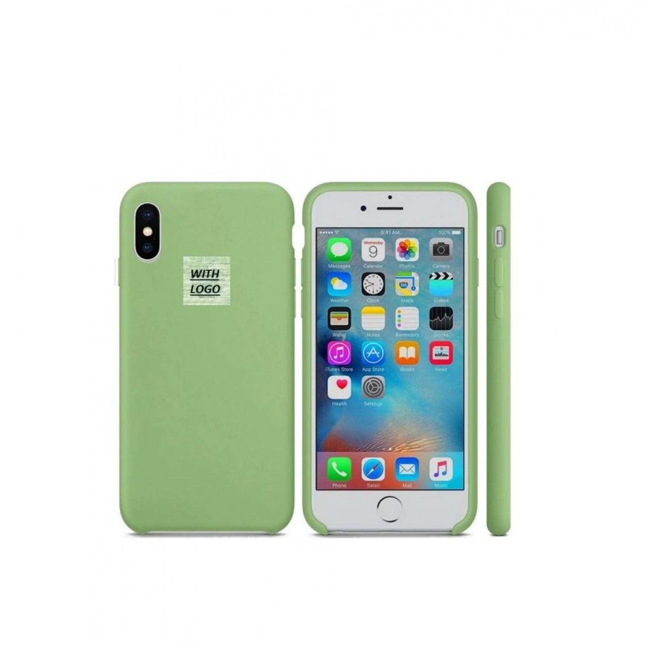 iPhone X - XS Θήκη Σιλικόνης - Back Case Silicone Mint