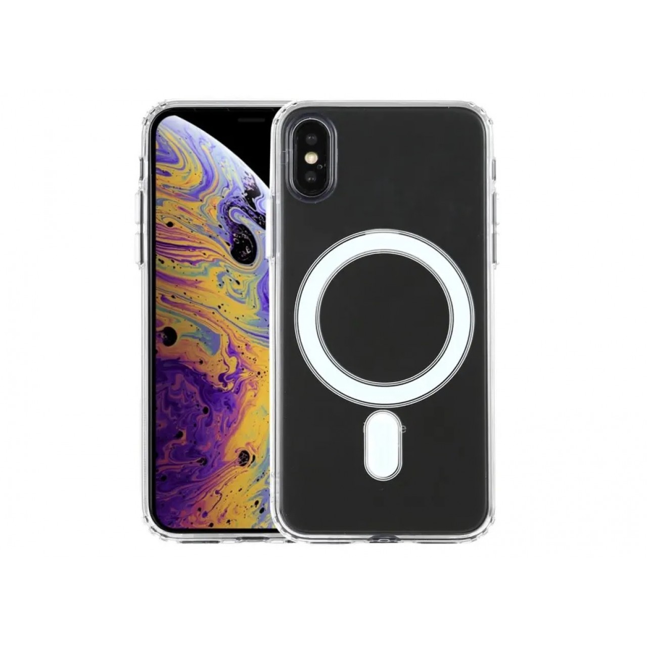 iPhone X -  XS Θήκη Σιλικόνης MagSafe Διάφανη - Silicone Back Case