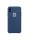 Θήκη Προστασίας Σιλικόνης iPhone XS Max - Back Cover Silicone Case - Navy Blue