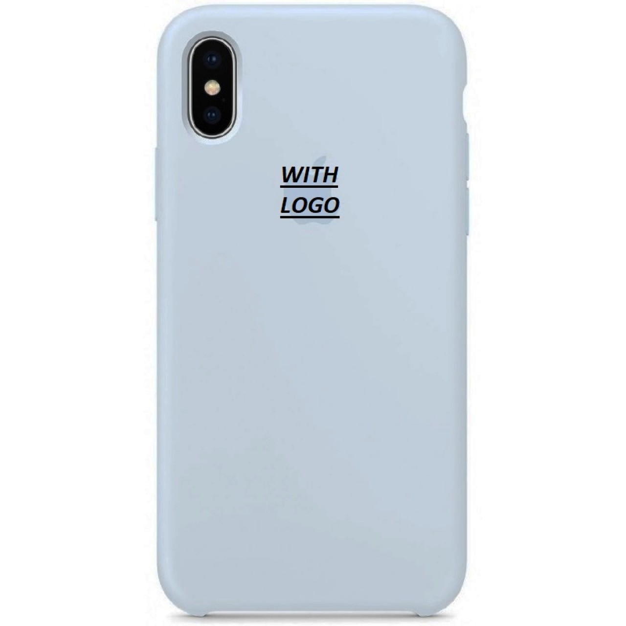 Θήκη Προστασίας Σιλικόνης iPhone XS Max - Back Cover Silicone Case - Light Grey
