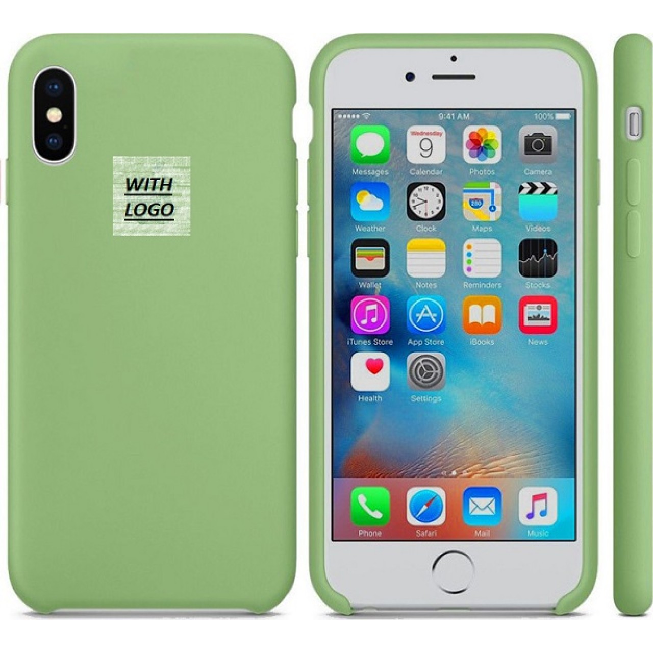 Θήκη Προστασίας Σιλικόνης iPhone XS Max - Back Cover Silicone Case - Mint 
