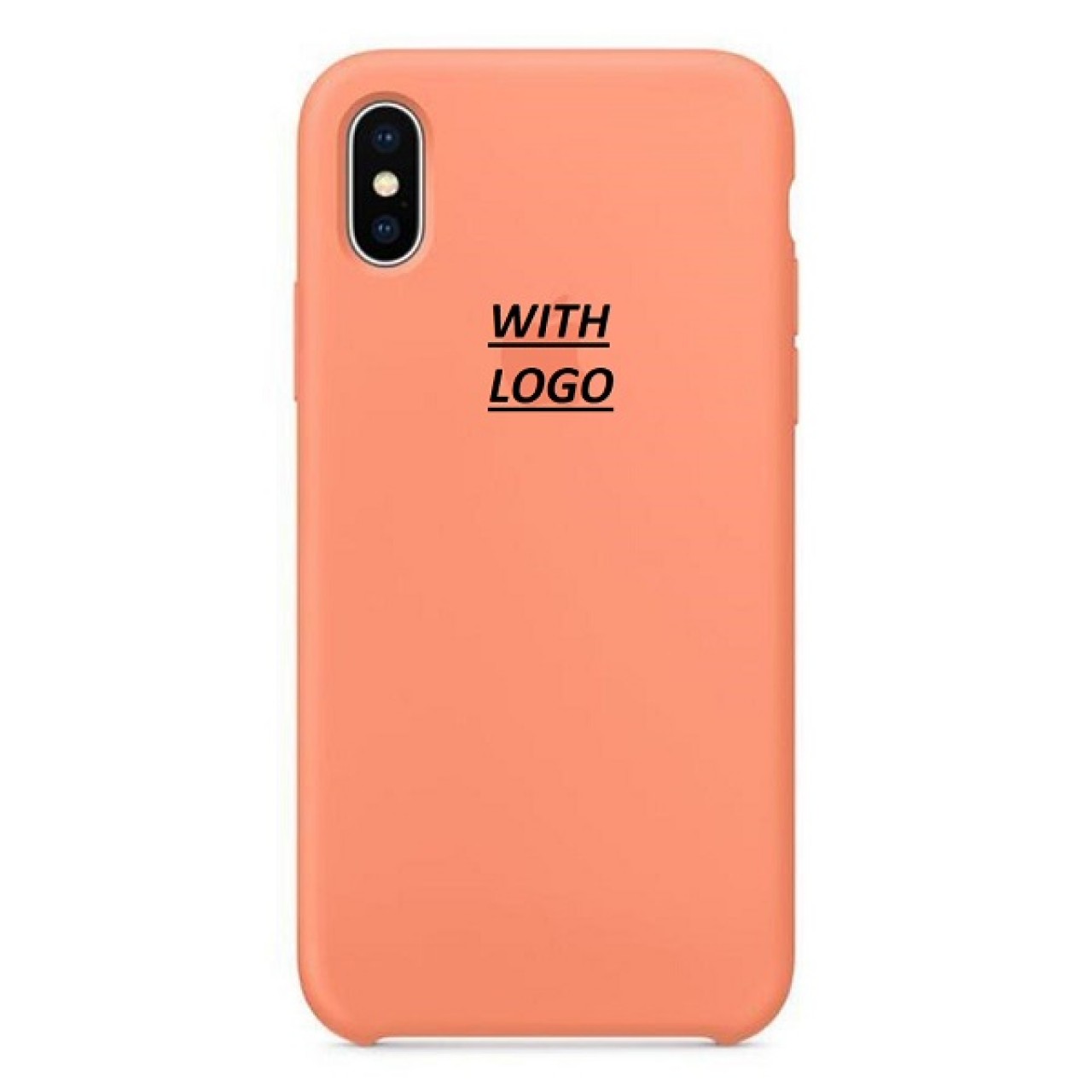 Θήκη Προστασίας Σιλικόνης iPhone XS Max - Back Cover Silicone Case - Peach
