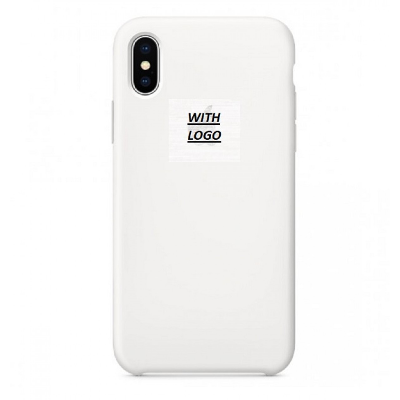 Θήκη Προστασίας Σιλικόνης iPhone XS Max - Back Cover Silicone Case - White