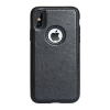 iPhone XR Θήκη Κινητού από Οικολογικό Δέρμα - Back Leather Case Black