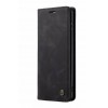 Θήκη Προστασίας Δερμάτινη Τύπου Wallet iPhone XR - Luxury Leather Flip Case Caseme - Black