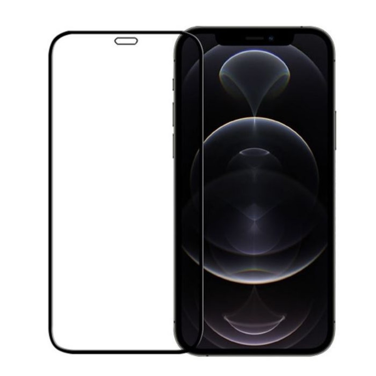 iPhone 12 Pro Max Tempered Glass Premium - Προστασία Πλήρους Κάλυψης Οθόνης 