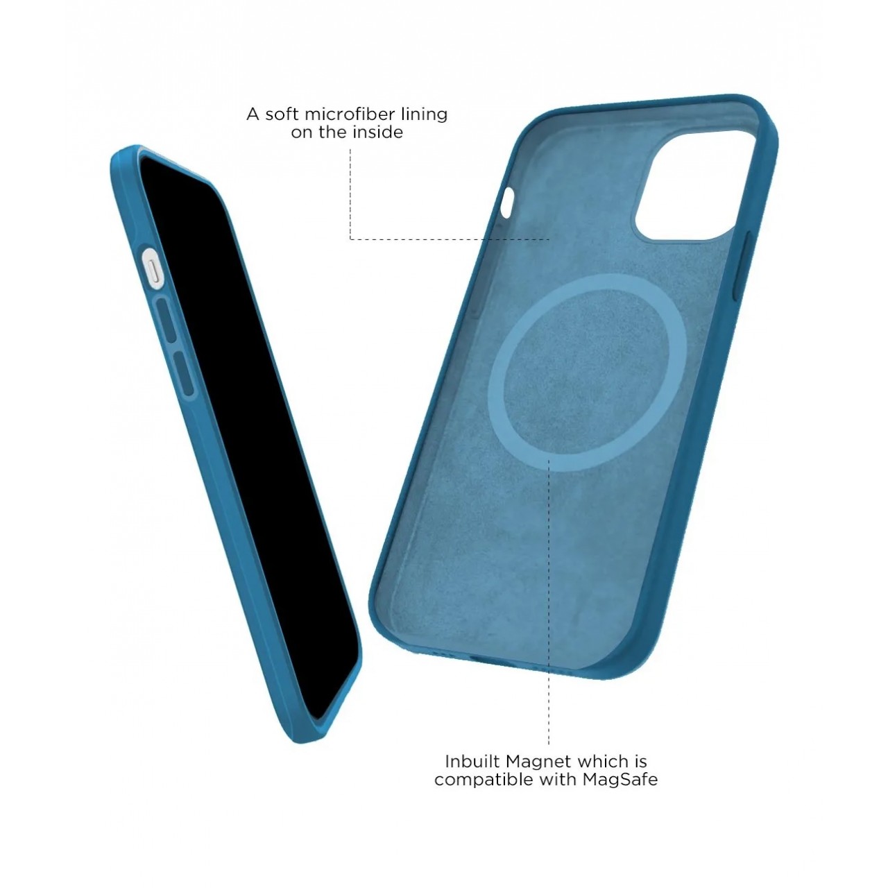 iPhone 12 Pro Max Δερμάτινη Θήκη MagSafe Animation - Luxuri Leather Case Black