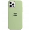 iPhone 12 Pro Max Θήκη Σιλικόνης Mint - Back Case Silicone Μέντα