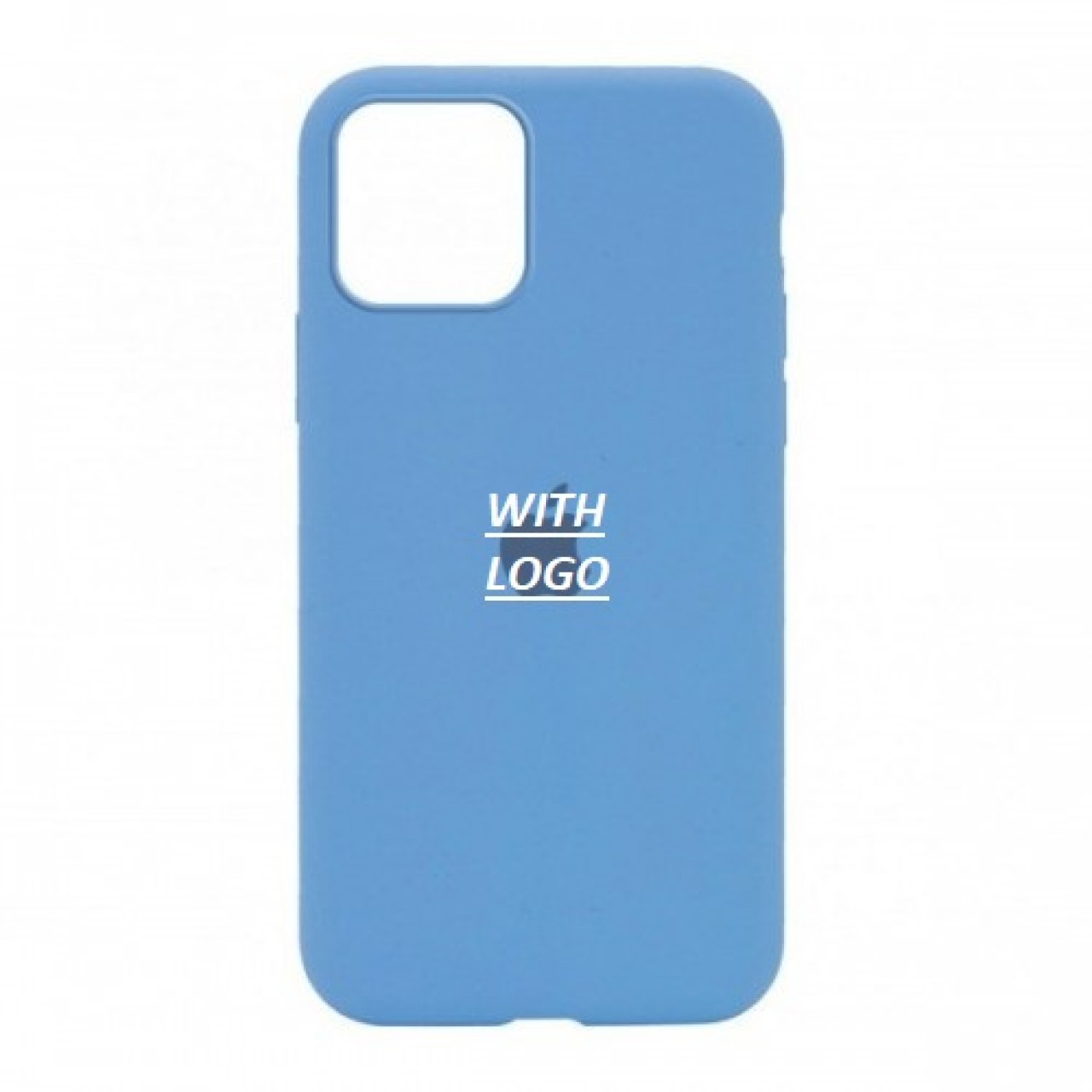 Θήκη Σιλικόνης iPhone 12 - Back Case Silicone Denim Blue