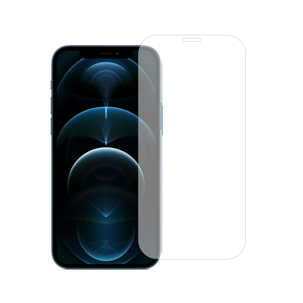 Διάφανο Προστατευτικό Τζάμι Οθόνης iPhone 12 - Tempered Glass