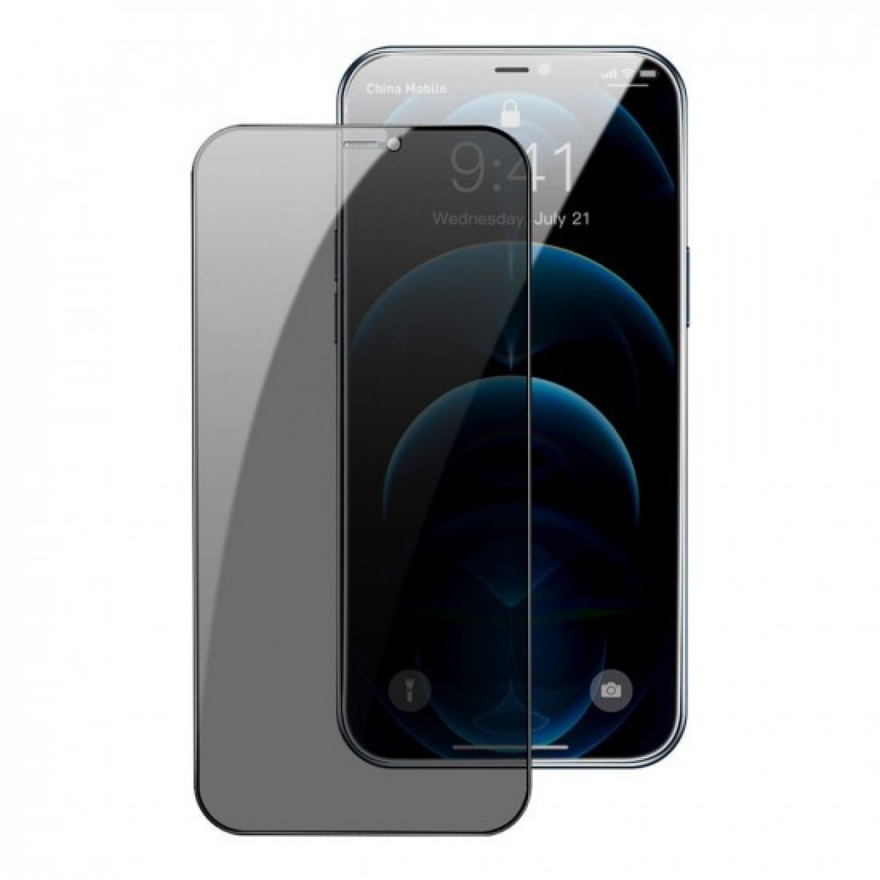iPhone 12 Privacy Tempered Glass Full Face - Απόρρητο Προστατευτικό Οθόνης Φιμέ
