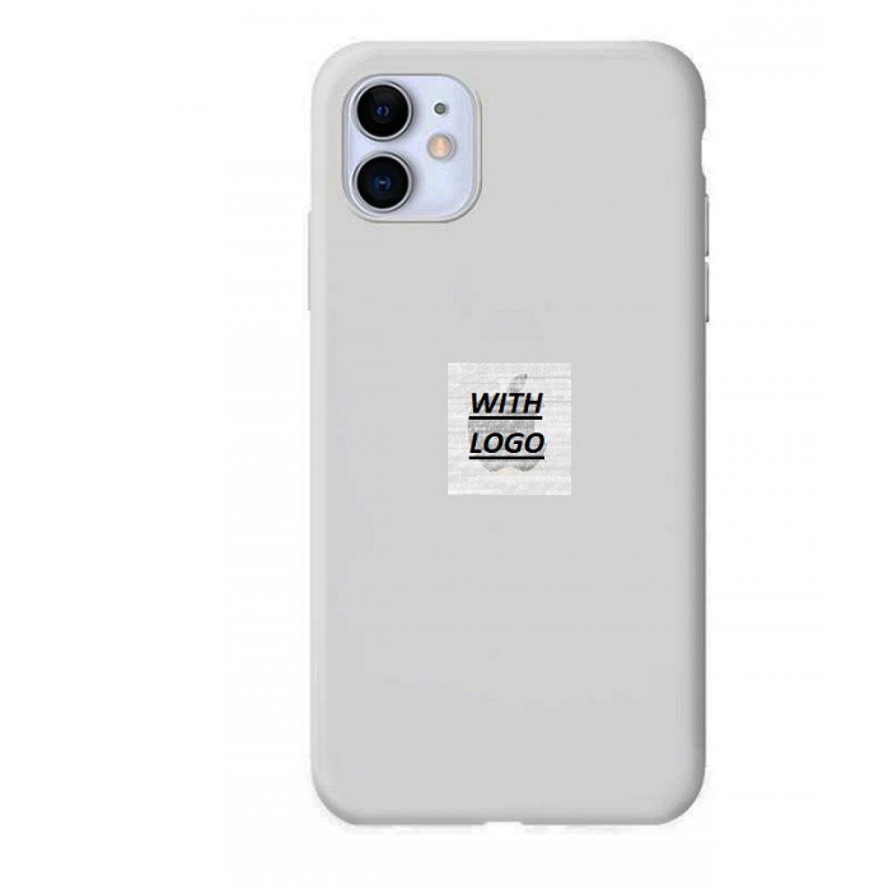 Θήκη Σιλικόνης iPhone 12 - Back Case Silicone Grey