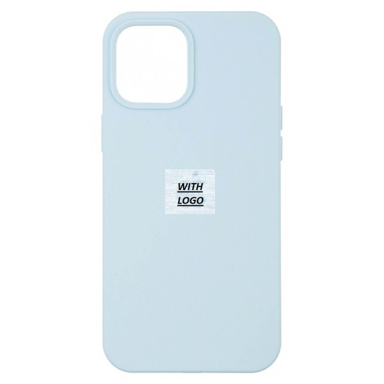 iPhone 12 Mini Θήκη Σιλικόνης - Back Case Silicone Sky Blue