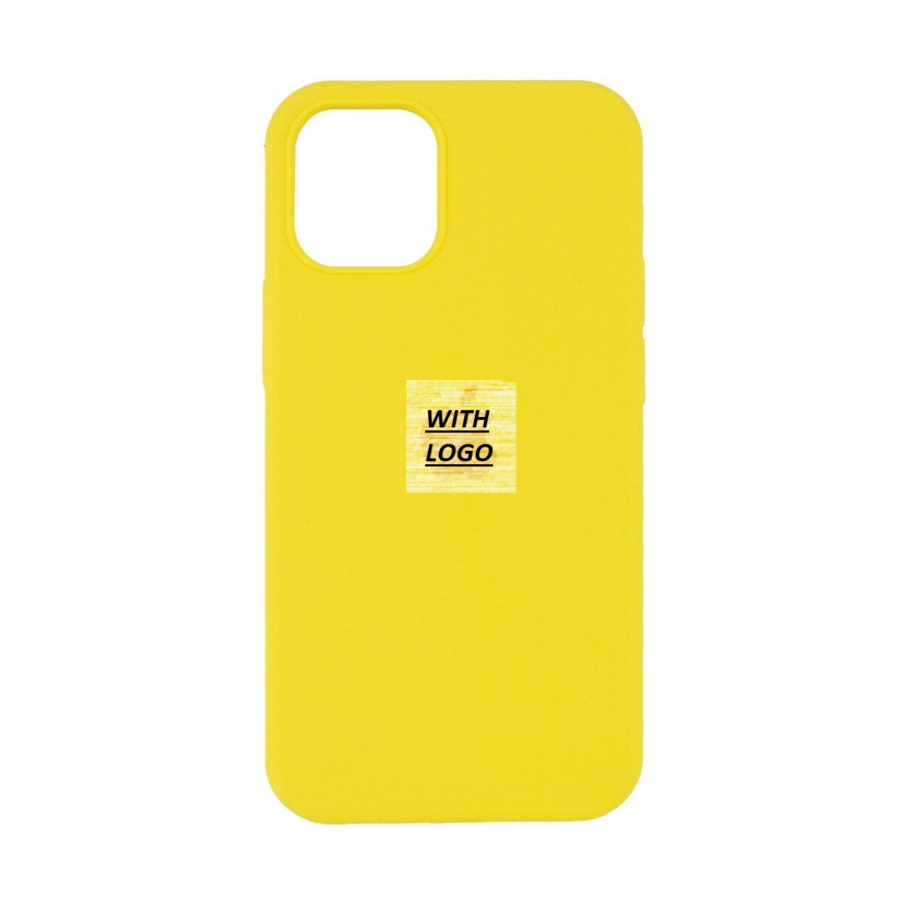 iPhone 12 Mini Θήκη Σιλικόνης - Back Case Silicone Yellow