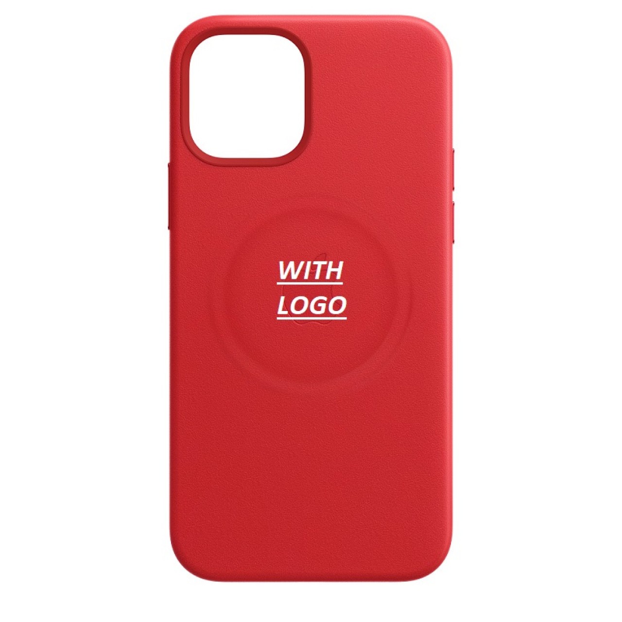 iPhone 12 Pro Δερμάτινη Θήκη MagSafe Animation - Luxuri Leather Case Red