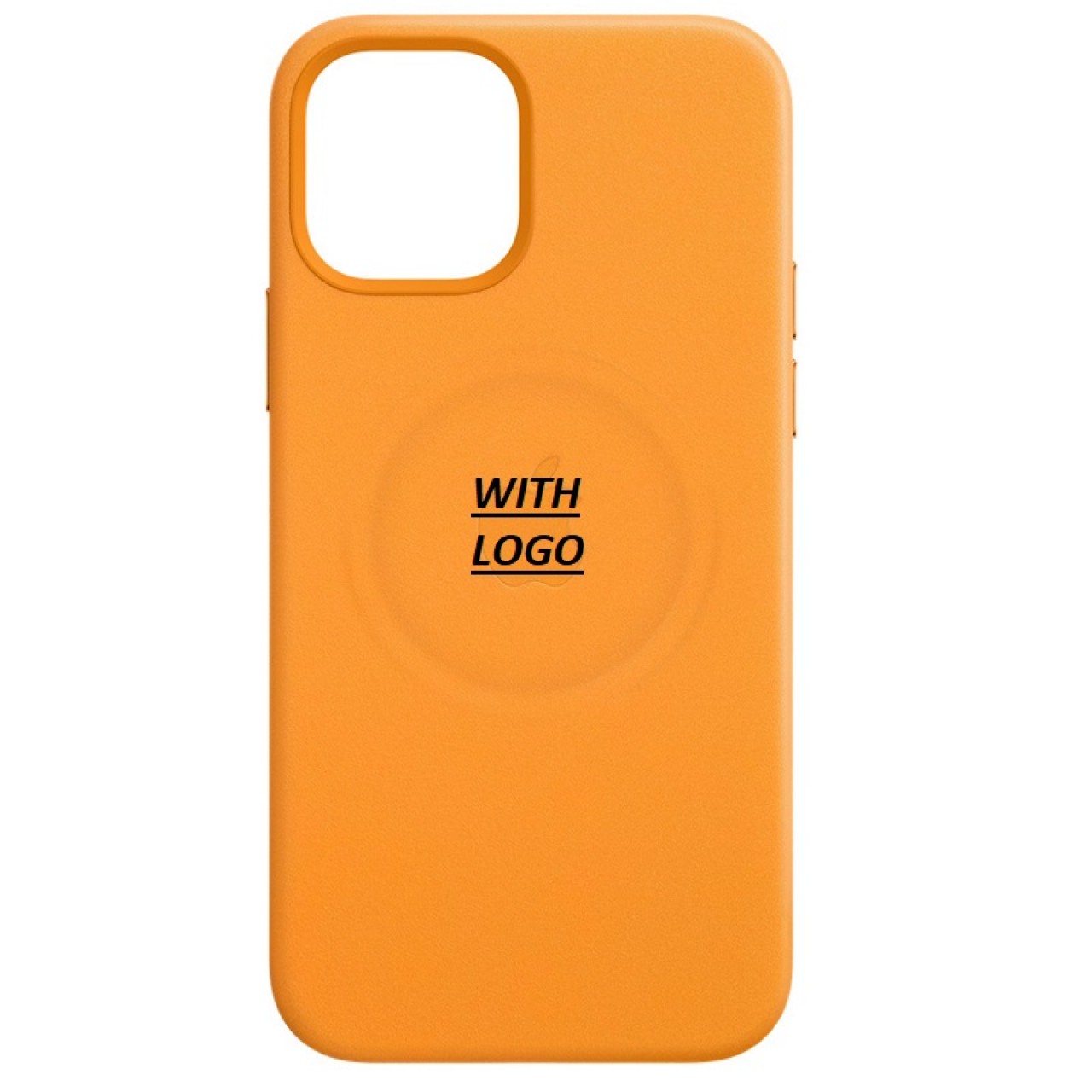 iPhone 12 Pro Δερμάτινη Θήκη MagSafe Animation - Luxuri Leather Case Yellow