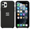 iPhone 12 Pro Θήκη Σιλικόνης Μαύρη - Back Case Silicone Black