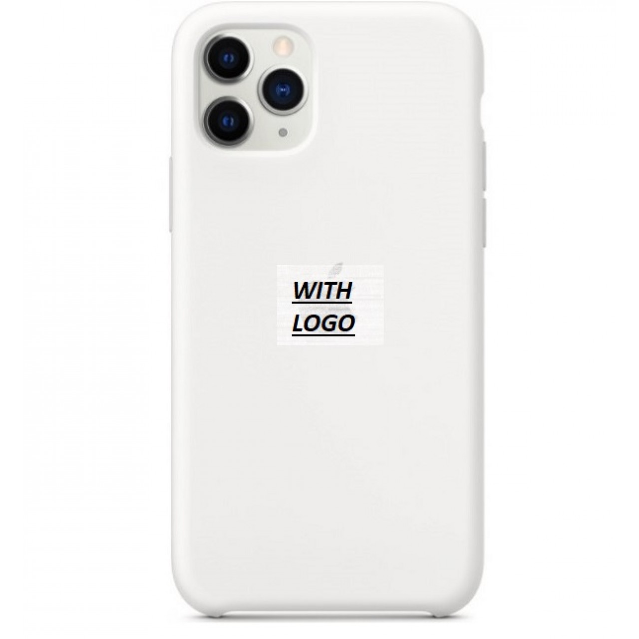 iPhone 12 Pro Θήκη Σιλικόνης White - Back Case Silicone Άσπρη